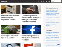 Tablet Screenshot of culturacion.com